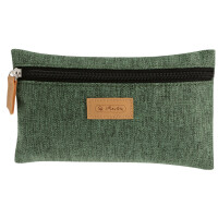 herlitz Schlamper-Etui flach GREENline, blau meliert