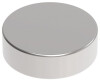 MAUL Neodym-Scheibenmagnet, 12 mm, Haftkraft: 4 kg, silber