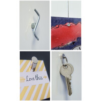 MAUL Neodym-Scheibenmagnet, 12 mm, Haftkraft: 4 kg, silber