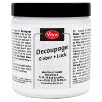 ViVA DECOR Decoupage Kleber + Lack, transparent, 250 ml