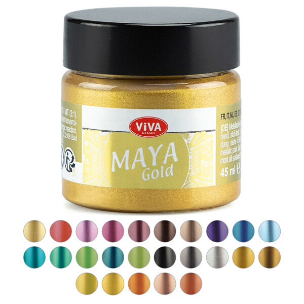 ViVA DECOR Maya Gold, 45 ml, eisblau