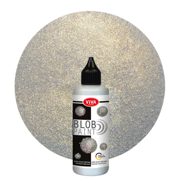 ViVA DECOR Blob Paint, 90 ml, roségold-glitter