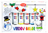 ViVA DECOR Viva KIDS Window Color Set "Let it snow"
