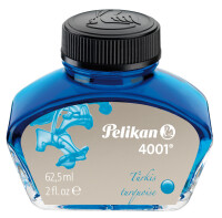 Pelikan Tinte 4001 im Glas, türkis, Inhalt: 62,5 ml