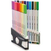 STABILO Pinselstift Pen 68 brush ARTY, 20er ColorParade