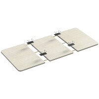LogiLink Tischplatte, 3-geteilt, (B)1.200 x (T)600 mm