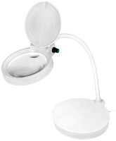 LogiLink LED-Lupenleuchte, mit 2 Linsen, weiß, dimmbar