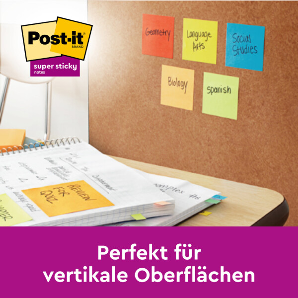 Post-it Haftnotizen super sticky z-notes, 76 x 76 mm, Oasis