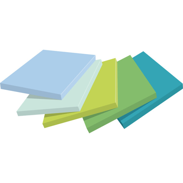 Post-it Haftnotizen super sticky notes, 76 x 76 mm, Oasis