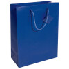 sigel Geschenktüte, mit Mattlack, Größe: L, ultramarinblau