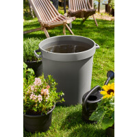 orthex Gartencontainer Behälter Recycled, 65 Liter, taupe