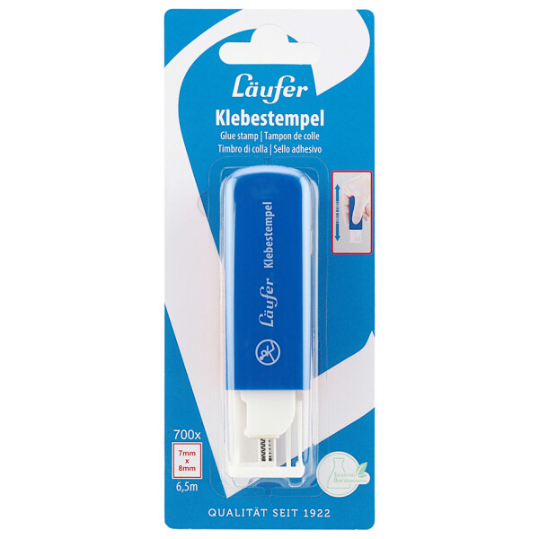 Läufer Klebestempel, 700 Klebepads, lösungsmittelfrei