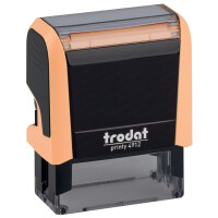 trodat Textstempelautomat Printy 4912 4.0, pastell-orange