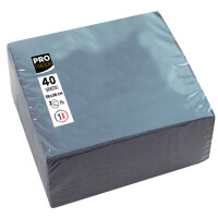 PROnappe Dinner-Servietten, 380 x 380 mm, grau