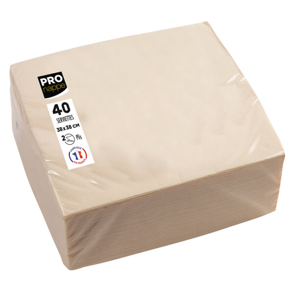 PROnappe Dinner-Servietten, 380 x 380 mm, tannengrün