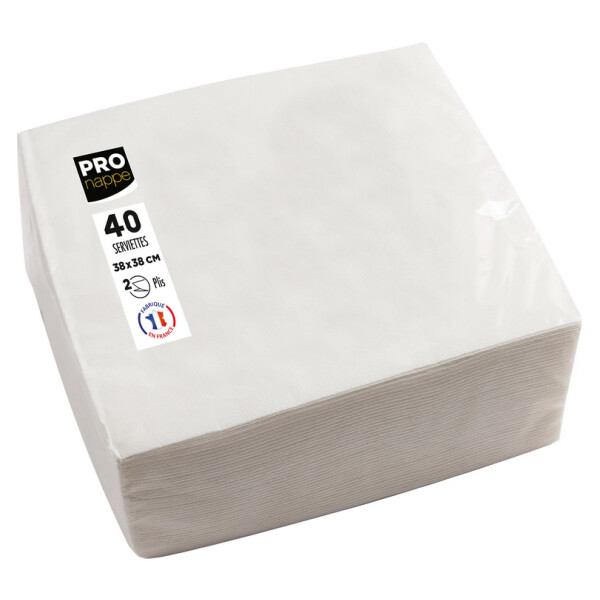 PROnappe Dinner-Servietten, 380 x 380 mm, tannengrün