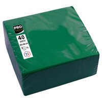 PROnappe Dinner-Servietten, 380 x 380 mm, tannengrün