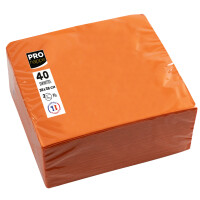 PROnappe Dinner-Servietten, 380 x 380 mm, orange