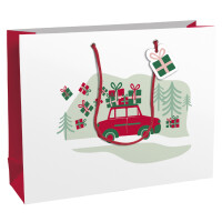 Clairefontaine Weihnachts-Geschenktüte "Hohoho", klein