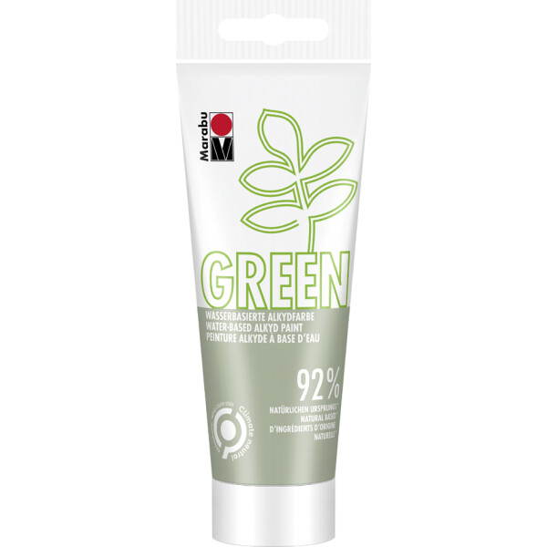 Marabu Green Wasserbasierte Alkydfarbe, azurblau