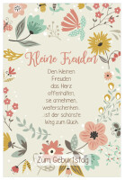 SUSY CARD Geburtstagskarte Lyrics "Kleine Freuden"