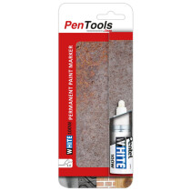 Pentel Permanent-Marker X100W, Rundspitze, weiß