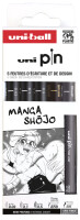 uni-ball Fineliner PIN "Manga Shonen" PF, 5er Set