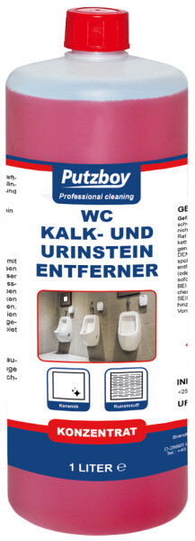 Putzboy WC Kalk- & Urinstein-Entferner, 1 Liter Flasche