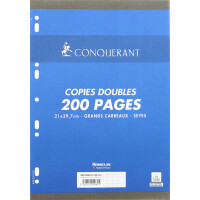 CONQUERANT Sept Kanzleipapier, DIN A4, SEYES, 100 Blatt