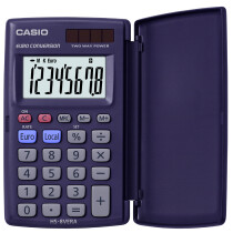 CASIO Taschenrechner HS-8 VERA, Solar- Batteriebetrieb