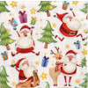 PAPSTAR Weihnachts-Motivservietten "Happy Santa"