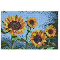 Hama Bügelperlen midi Art "Sonnenblumen", Geschenkpackung
