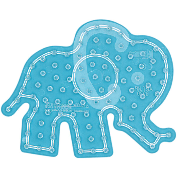 Hama Stiftplatte maxi "kleiner Elefant", transparent