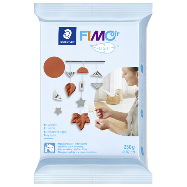 FIMO air LIGHT Modelliermasse, lufthärtend, terrakotta, 125g