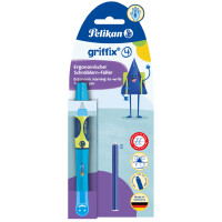 Pelikan griffix Füllhalter Neon Fresh Blue, für Rechtshänder