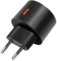 LogiLink USB-Steckdosenadapter, 2x USB, schwarz, 20 Watt