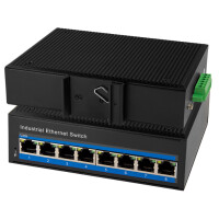 LogiLink Industrial Fast Ethernet Switch, 8-Port, Unmanaged