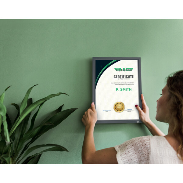 nobo Plakatrahmen Impression Pro, DIN A3, graphit