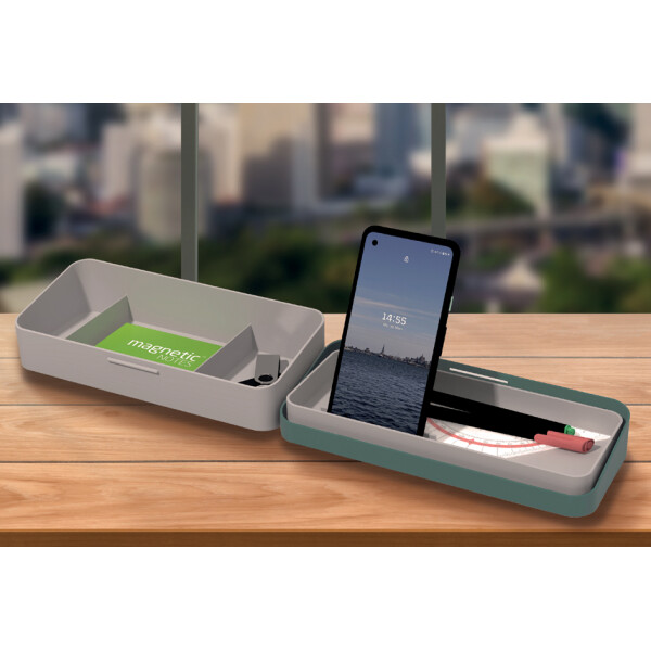 helit Mobiler Schreibtisch-Organizer, schwarz
