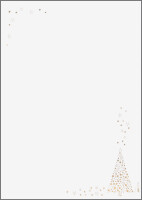sigel Weihnachts-Motiv-Papier "Christmas tree petrol", A4