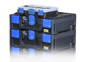 allit Kleinteilebox EuroPlus MetaBox mini 63, schwarz blau