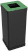 ALBA Wertstoffsammelbox für Kunststoff, schwarz gelb, 50 L