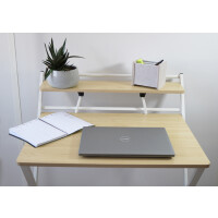 UNiLUX faltbarer Schreibtisch HOMY, weiß buche