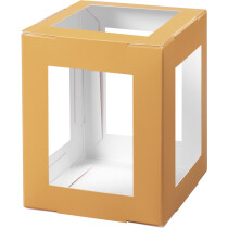 folia Mini-Laternen-Zuschnitt, 100 x 100 x 120 mm, orange