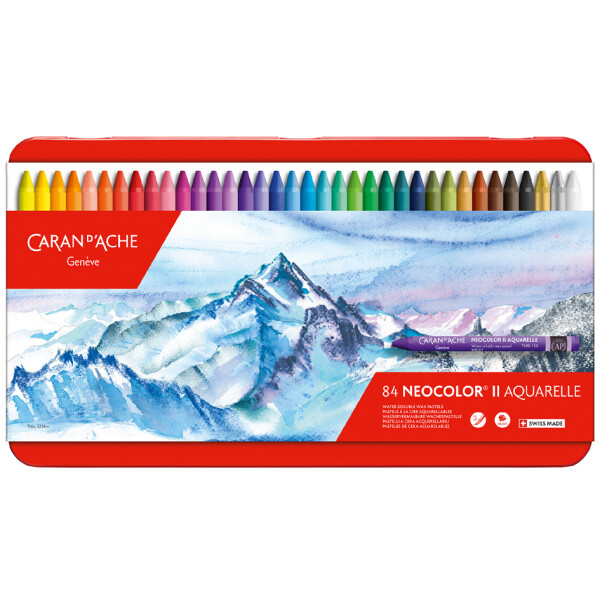 CARAN DACHE Aquarell-Wachsmalstift NEOCOLOR II, 15er Etui