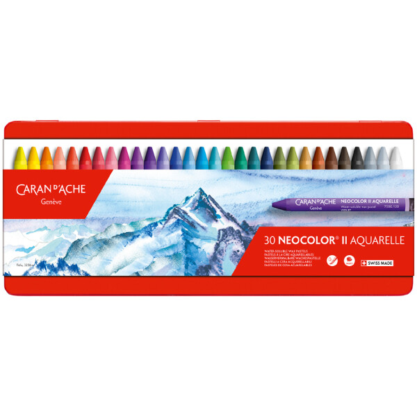 CARAN DACHE Aquarell-Wachsmalstift NEOCOLOR II, 15er Etui