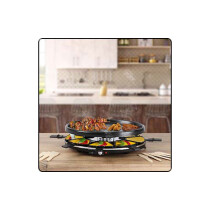 CLATRONIC Raclette-Grill RG 3776, für 8 Personen,...