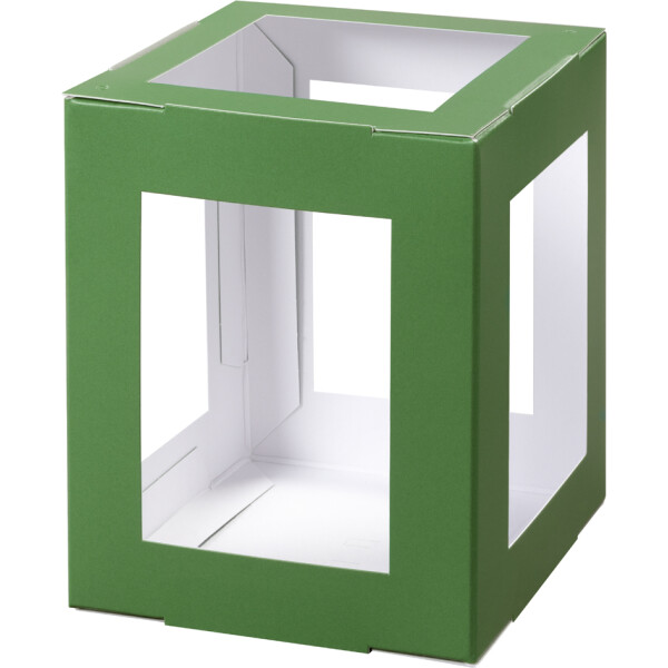folia Mini-Laternen-Zuschnitt, 100 x 100 x 120 mm, grün