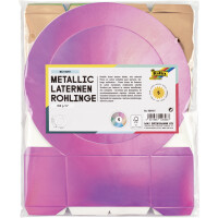 folia Metallic-Laternen-Zuschnitt, 350 g qm, hellgrün