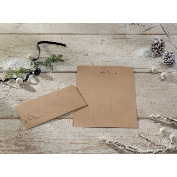 sigel Weihnachts-Motiv-Papier "Christmas with apples", A4